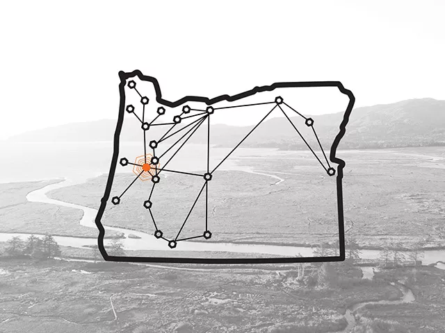 Oregon map
