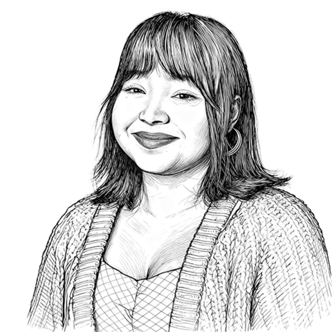 Sketch of Belen Carranza Garcia