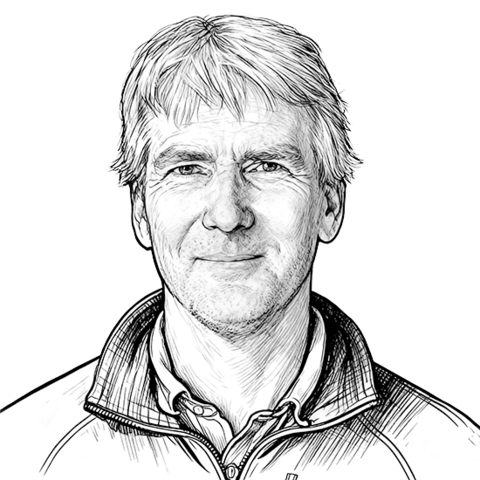 Sketch of Dan Cox