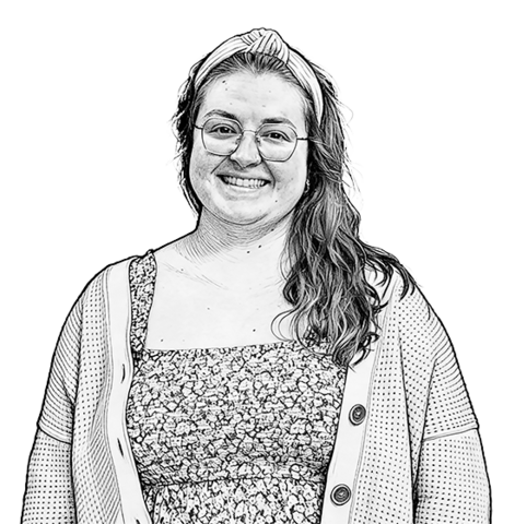 Sketch of Erin Doney