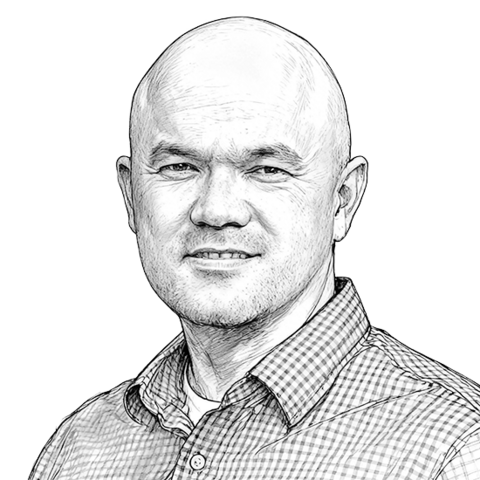 Sketch of Joe Schaffer