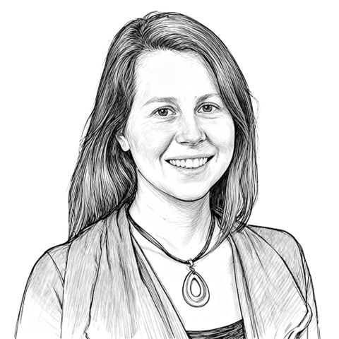 Sketch of Kirsten Winters