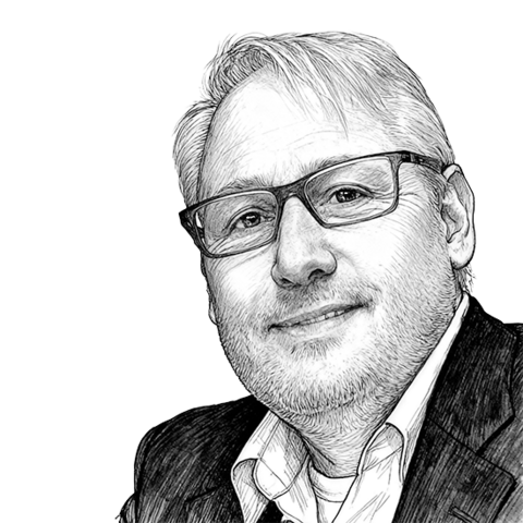 Sketch of Peter Ruggiero